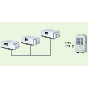 画像: 大阪・業務用エアコン　東芝　天井理込形　ダクトタイプ　同時トリプル　ワイヤードリモコン　一発節電　ADEC22455A　P224（8馬力）　スマートエコR　三相200V