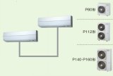 画像: 大阪・業務用エアコン　東芝　かべかけ　同時ツイン　ワイヤードリモコン　一発節電　AKSB08055A　P80（3馬力）　スーパーパワーエコキュープ　三相200V