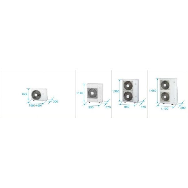 画像2: 大阪・業務用エアコン　日立　寒冷地向けエアコン　ビルトイン　シングル　RCB-AP112HNP5　112型（4馬力）　三相200V　「寒さ知らず・寒冷地向けエアコン」　 (2)