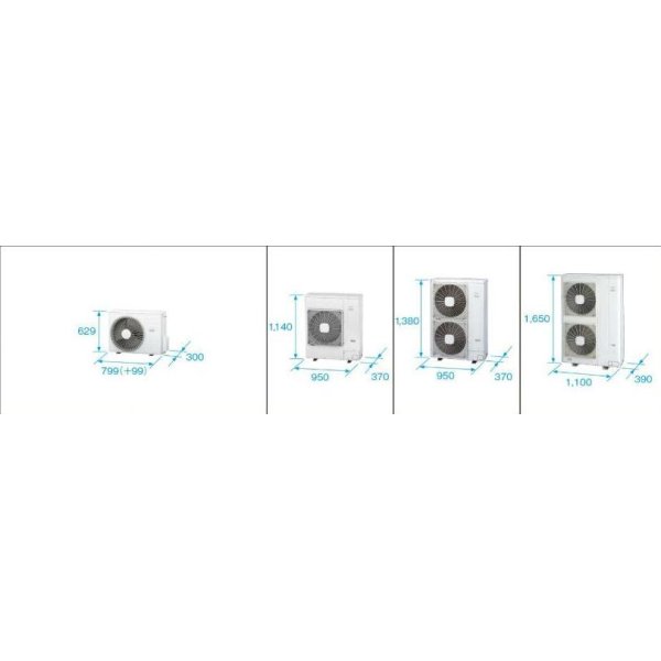 画像2: 大阪・業務用エアコン　日立　冷房専用エアコン　厨房用エアコン（てんつり）　ツイン　RPCK-AP160EAP3　160型（6馬力）　三相200V　「冷房専用機」　 (2)