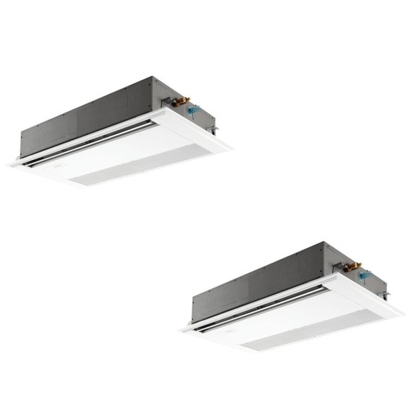 画像1: 大阪・業務用エアコン　三菱　寒冷地向けエアコン　てんかせ1方向　同時ツイン　標準パネル　PMZX-HRP112FF　112形（4馬力）　三相200V　寒冷地向けインバーターズバ暖スリム (1)